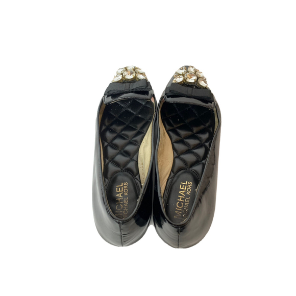 Michael Kors Felicity Flat Shoe in Black Size 7 - Picture 10 of 12